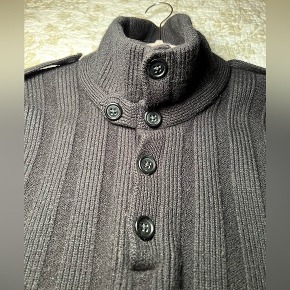 Vintage Military Commando Ribbed Merino Wool Sweater Jumper, size medium Utility - Picture 8 of 14